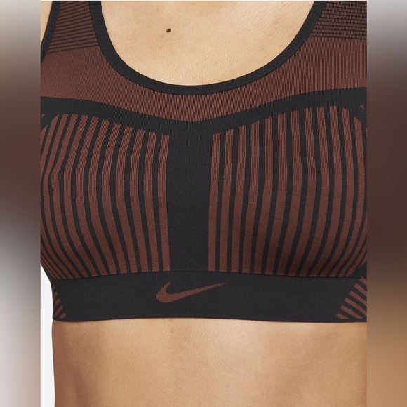 Nike FE/NOM Flyknit (Set of 2) High-Support Compression Sports Bra Size Large - Picture 3 of 10